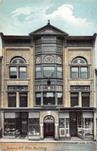 J84/ Auburn New York Postcard c1910 Elks Lodge Building 165