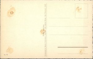 Dressed Dog Fantasy Chaos Traffic Jam c1940s Postcard