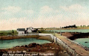 Maine Isle Au Haut Birch Point Showing Burnt Island Thoroughfare