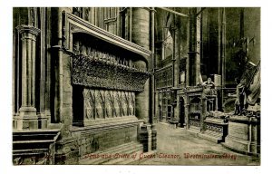 UK - England, London. Westminster Abbey, Tomb & Grille of Queen Eleanor