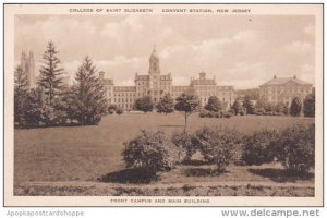 College Of Saint Elizabeth Front Campus And Main Building Convent Station New...