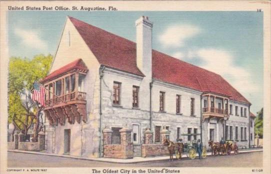 Florida St Augustine Post Office