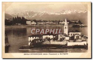 Old Postcard Isola Superiore Italy Baveno