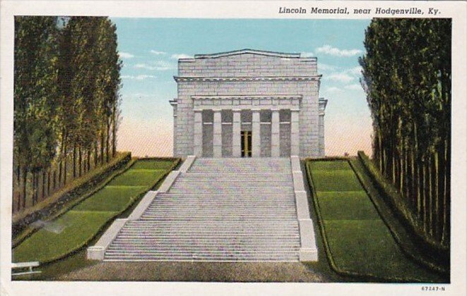 Kentucky Hodgenville Lincoln Memorial Curteich