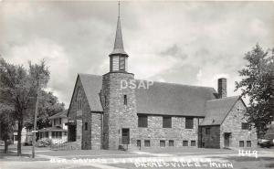 C63/ Barnesville Minnesota Mn Real Photo RPPC Postcard c40s Lutheran Church