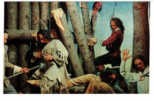 Battle with Indians at Long Sault, Historic Wax Museum Quebec, Indigenous People