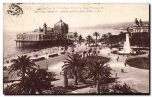 Nice Old Postcard A Little Chaos Albert ler and La Jetee Promenade