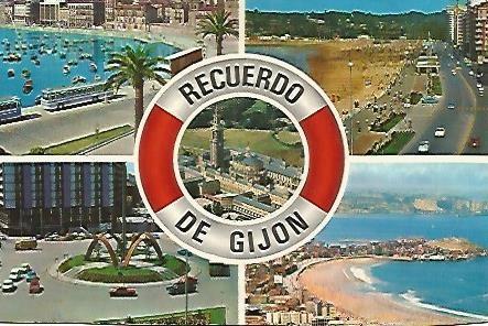 POSTAL 55672: GIJON