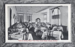 Hotel Ocean Beach Durban Dining Room Interior South Africa Postcard