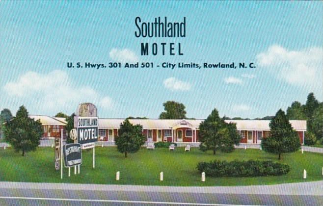 North Carolina Rowland Southland Motel