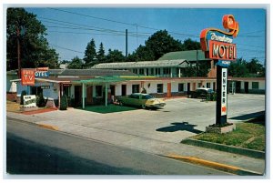 c1960 Broadway Motel Exterior Building Downtown Eugene Oregon Vintage Postcard 