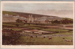 Princetown Dartmoor Prison General View Vintage Postcard England R.A.P Co H83
