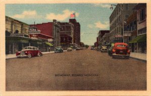 Montana Billings Broadway Street Scene