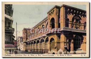 Toulouse - Carrefour Street Metz Rue Alsace Lorraine - right the Museum - Old...