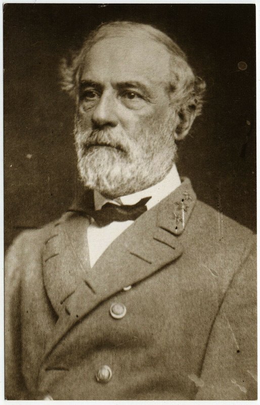 1950s Confederate General Robert E. Lee 1863 Davies Portrait Civil War Postcard