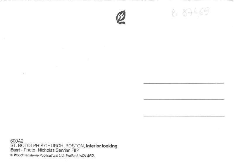 B87469 st botolph's church boston uk