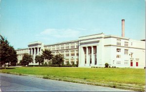 English High School Building Streetview Lynn Massachusetts Chrome Postcard 