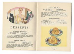 Thrifty Jell-O Recipe 1931 Illustrated Advertising Cookbook 