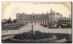 Old Postcard Saint Germain en Laye Chateau North Facade