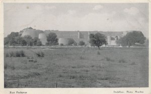 Fort Peshawar Pakistan Antique Postcard