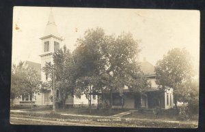 RPPC MADISON NEBRASKA PRESBYTERIAN CHURCH VINTAGE REAL PHOTO POSTCARD