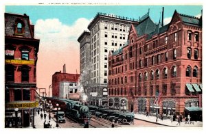 New York Syracuse  Vanderbilt Squarem Train thru City