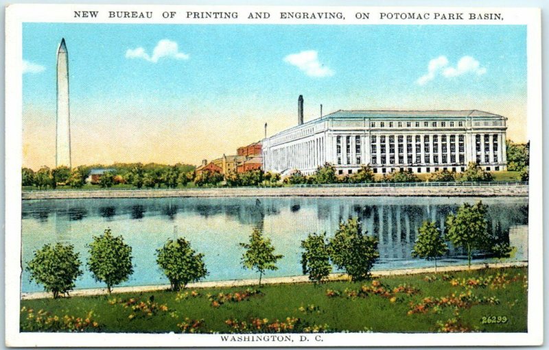 New Bureau Of Printing And Engraving On Potomac Park Basin - Washington, D. C. 