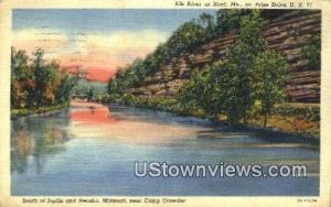 Elk River - Noel, Missouri MO Postcard