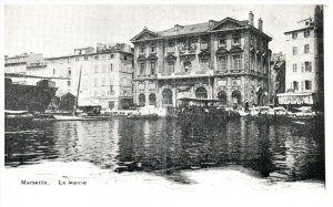 France Marseille  La Mairie  View of docks,boats and buildings