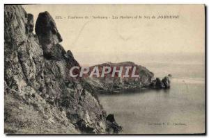 Old Postcard Environs de Cherbourg Rocks and the nose of Jobourg