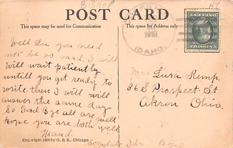 Artist Bishop Valentines Day 1910 