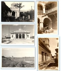 Lot Of 5 Early Unidentified Cuba Real Photo RPPC Postcards (LOT 8)