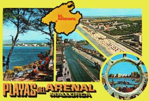 Spain Mallorca Playas del Arenal Postcard BS.32