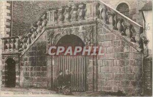 Postcard Old Quimperle Old Staircase Presidial Children