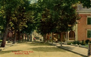 MA - Brockton. Green Street looking East