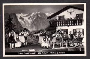 RPPC Tirolerbuhne Blass INNSBRUCK AUSTRIA POSTCARD PC