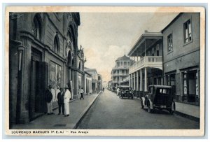 c1920's Araujo Road Lourenco Marques (Maputo) Mozambique Antique Postcard