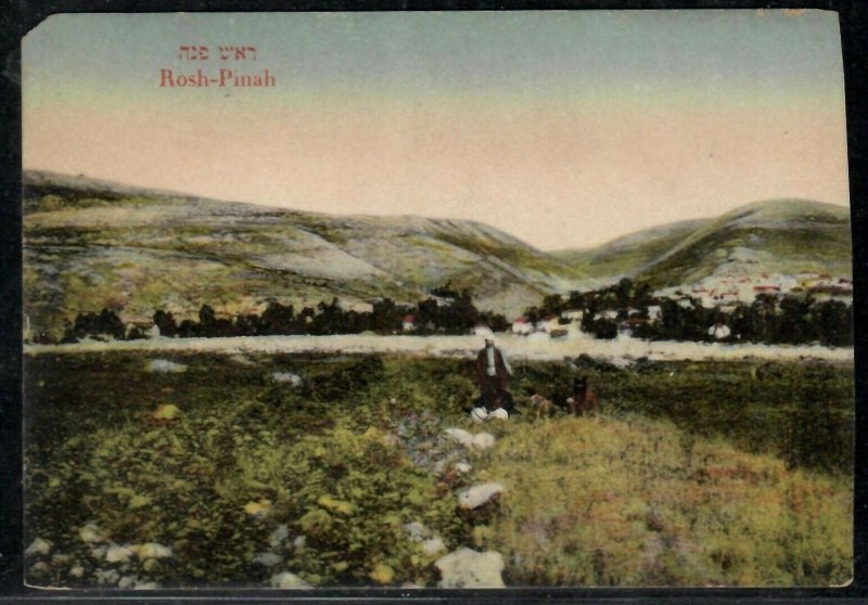 Ordmann No 53 Rosh Pinah - Palestine Israel postcard