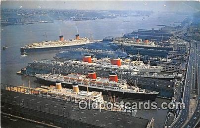 Port of New York Aircraft Carrier Intrepid Ship 1963 