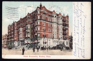 Massachusetts BOSTON Hotel Brunswick at Melrose Station - pm1906 Und/B