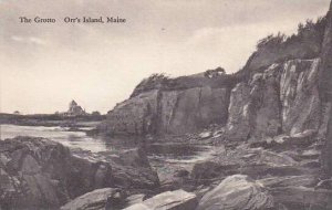 Maine Orrs Island The Grotto Albertype