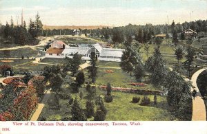 TACOMA, WA Washington  FT DEFIANCE PARK & CONSERVATORY  c1910's PCK Postcard