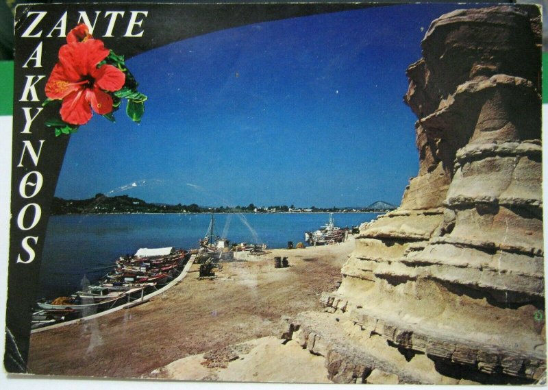 Greece Zante Zakynthos the Beach Laganas - posted 1977