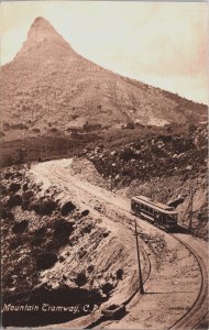 South Africa Mountain Tramway Cape Town Postcard C070