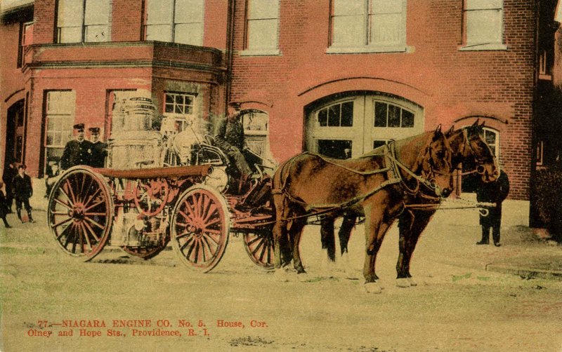 RI - Providence. Niagara Engine Co. No. 5, Firehouse, 1907