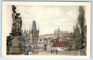 PRAGUE Malostranské mostecké věže CZECH REPUBLIC Postcard