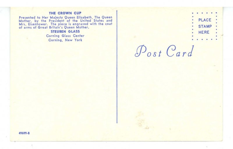 NY - Corning. Corning Glass Center, Steuben Crown Cup