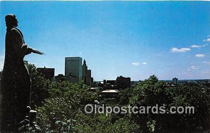 Statue Postcard Providence, RI, USA Statue of Roger Williams