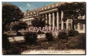 Old Postcard Koblenz Le Chateau