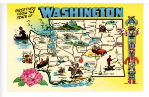 WA - Washington State Map